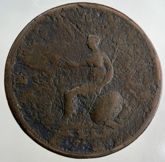 1799 George III 3rd Half-Penny Coin | Collectable Grade