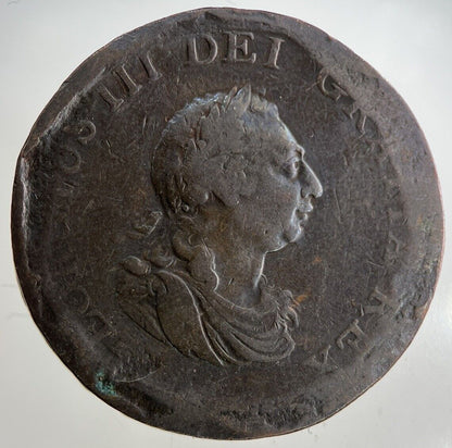 1799 George III 3rd Half-Penny Coin | Collectable Grade