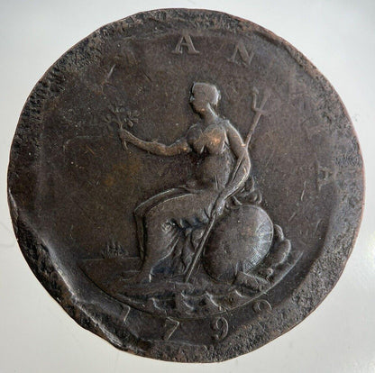 1799 George III 3rd Half-Penny Coin | Collectable Grade