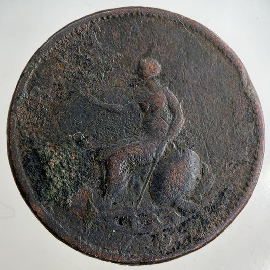 1799 George III 3rd Half-Penny Coin | Collectable Grade