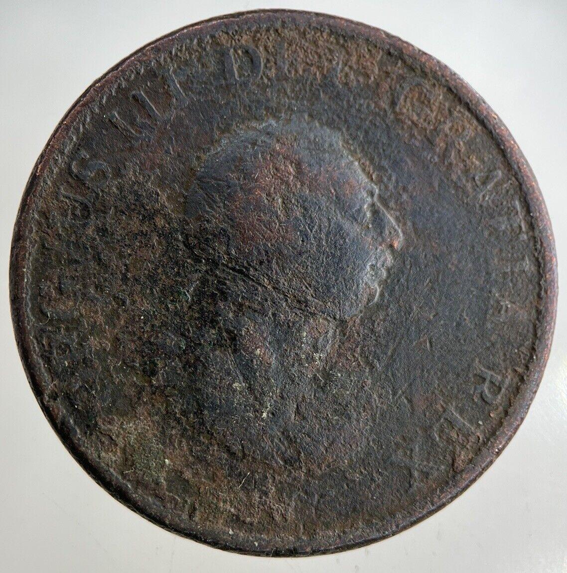 1799 George III 3rd Half-Penny Coin | Collectable Grade