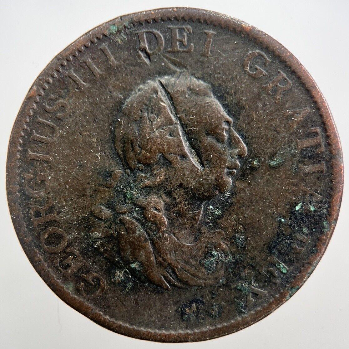 1799 George III 3rd Half-Penny Coin | Collectable Grade | a7182