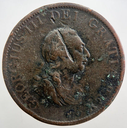 1799 George III 3rd Half-Penny Coin | Collectable Grade | a7182