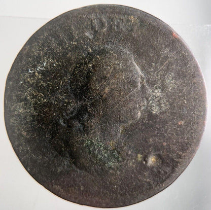 1799 George III 3rd Half-Penny Coin | Fair Grade | a4391