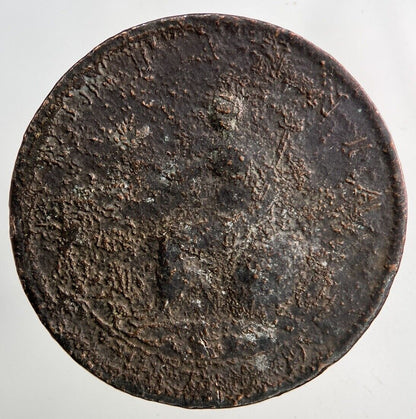 1799 George III 3rd Half-Penny Coin | Worn Grade