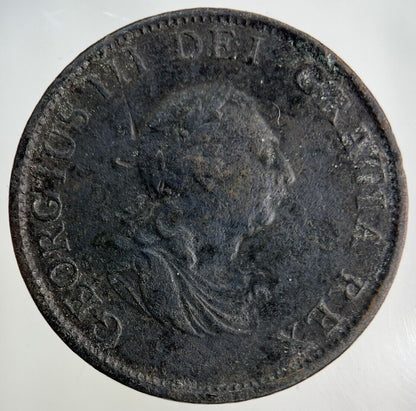 1799 George III 3rd Half-Penny Coin | Fine Collectable Grade