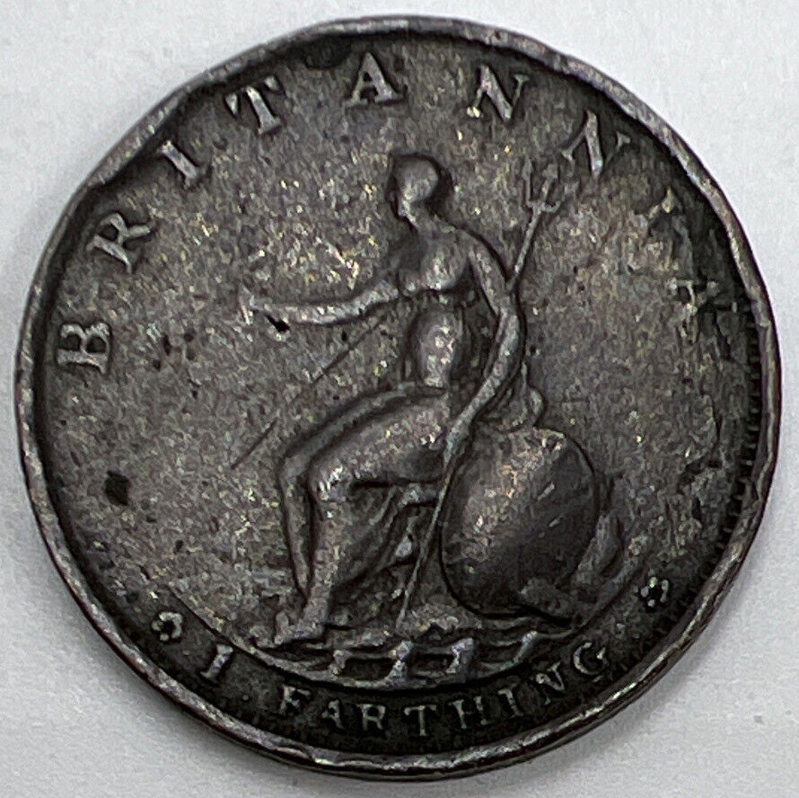 1799 George III Farthing | British Copper Coin | Collectable Grade | a1199