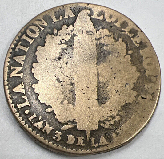 France 2 Sols Coin | Louis XVI | Collectable Grade | a999