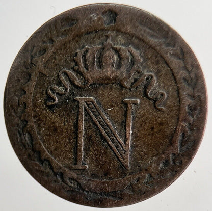 1804 France 10 Cent Napoleon Coin | Fine Collectable Grade | a6281