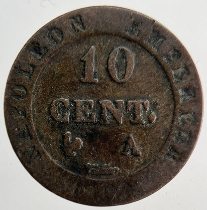 1804 France 10 Cent Napoleon Coin | Fine Collectable Grade | a6281