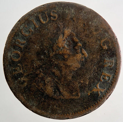 1805 Irish George III Hibernia Half-Penny Coin | Collectable Grade