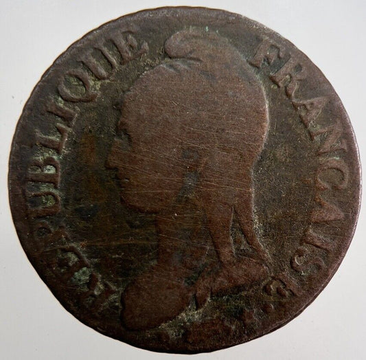 1799-1800 France Cinq 5 Centimes Cents Coin | Collectable Grade