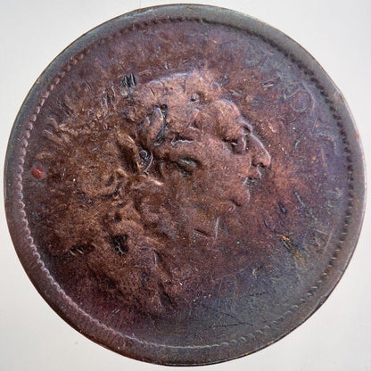 1805 George III Irish Hibernia Penny Coin | Collectable Grade | a7240