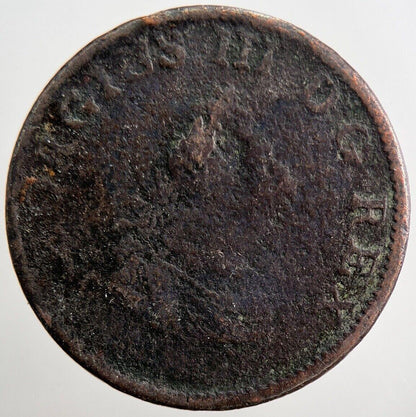1805 George III Hibernia Half-Penny Coin | Fair Grade | a3776
