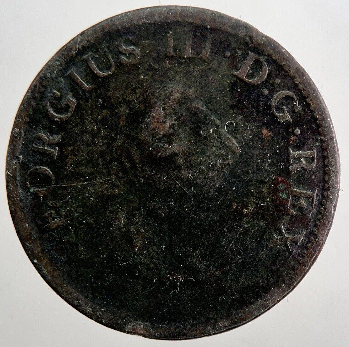 1805 Irish Hibernia Half-Penny Coin | Fine Collectable Grade | a6054