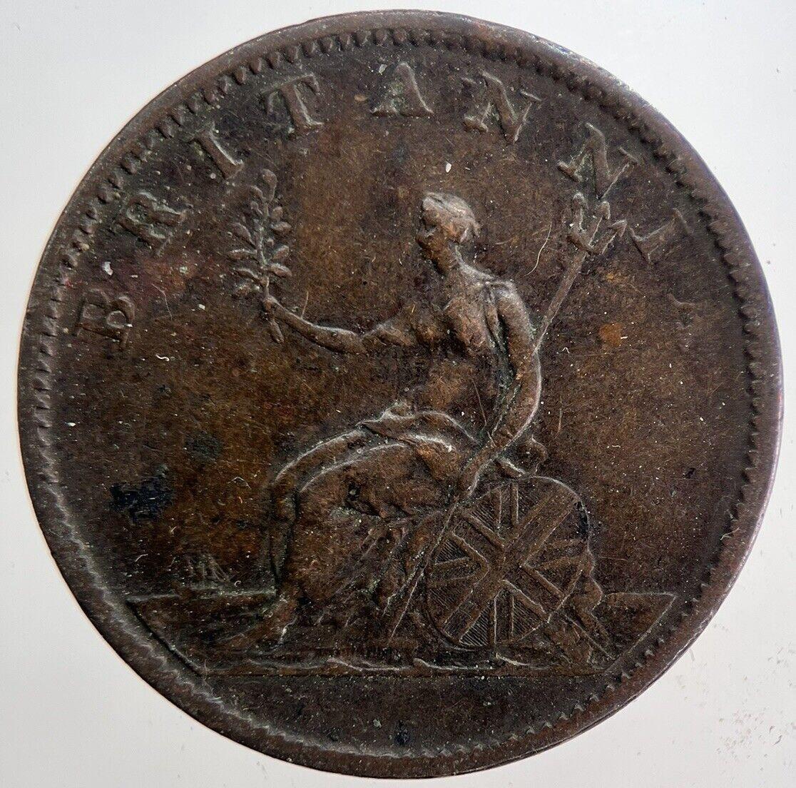1806 George 3rd III Half-Penny Coin | Fine Collectable Grade | a6213