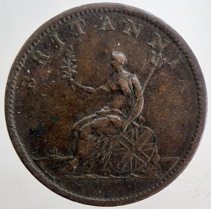 1806 George 3rd III Half-Penny Coin | Fine Collectable Grade | a6213