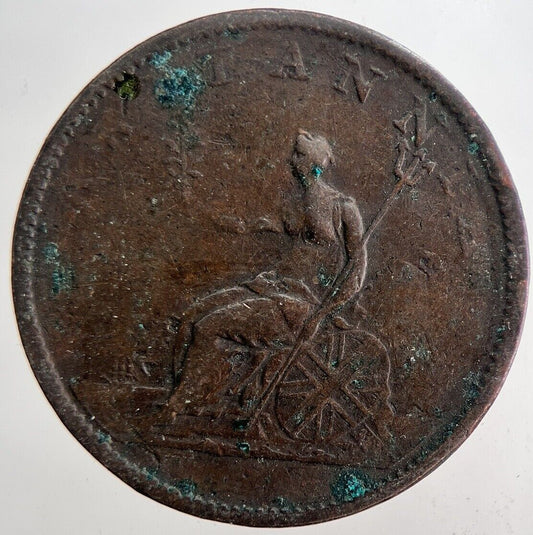 1806 George 3rd III Half-Penny Coin | Fine Collectable Grade | a6214