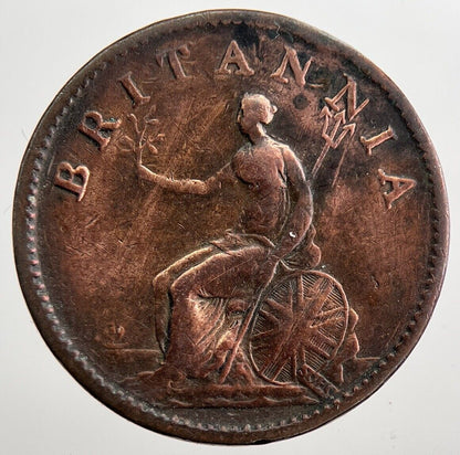 1806 George 3rd III Half-Penny Coin | Fine Collectable Grade | a7986