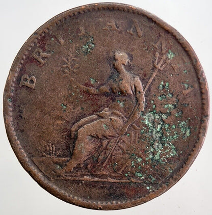 1806 George 3rd III Half-Penny Coin | Fine Collectable Grade | a5781