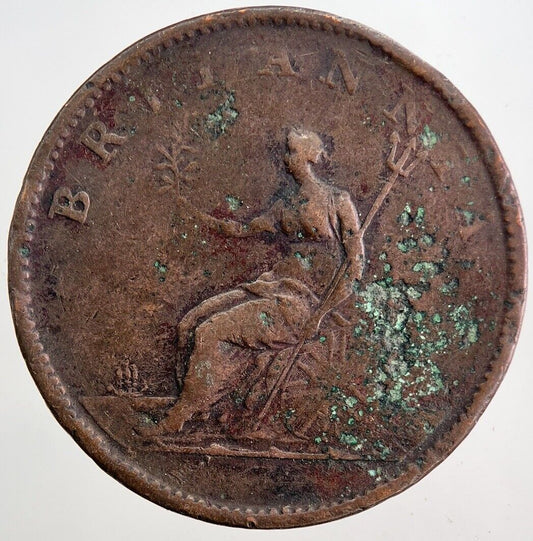 1806 George 3rd III Half-Penny Coin | Fine Collectable Grade | a5781