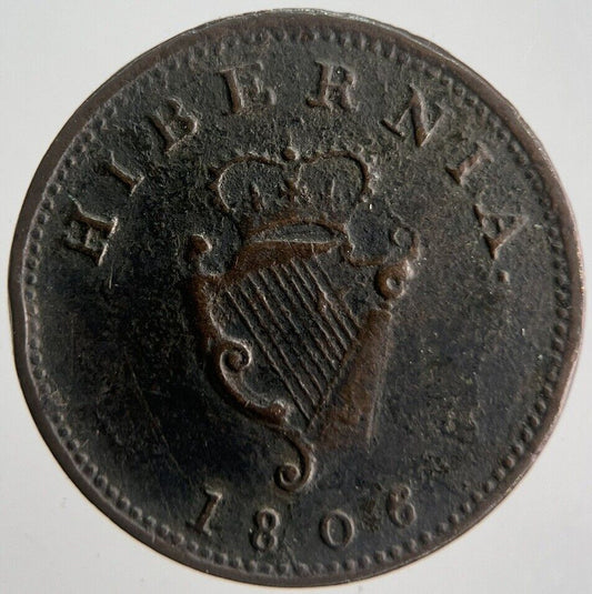 1806 George 3rd III Farthing Coin | Fine Collectable Grade | a4497