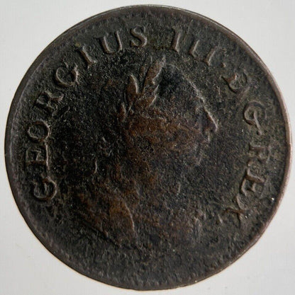 1806 George 3rd III Farthing Coin | Fine Collectable Grade | a4497
