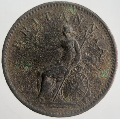 1806 George 3rd III Half-Penny Coin | Collectable Grade | a4522