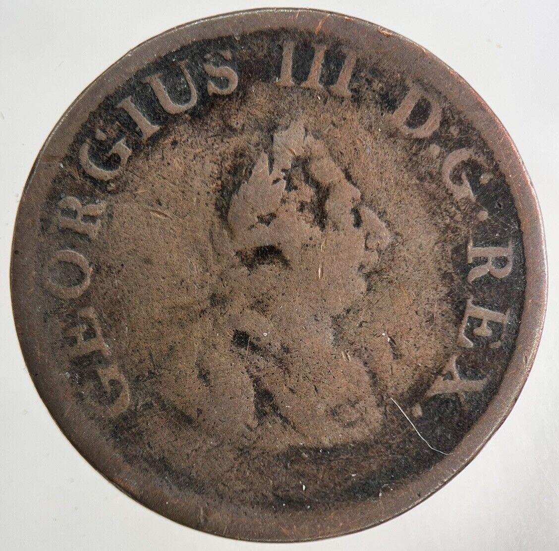 1805 Irish Hibernia Half-Penny Coin | Collectable Grade