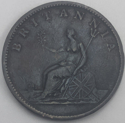 1806 Britannia Half Penny | British Copper Coin | George III | Fair Grade | a501