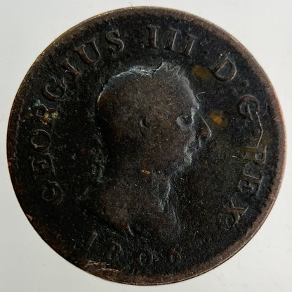 1806 George III 3rd Farthing Coin | Collectable Grade