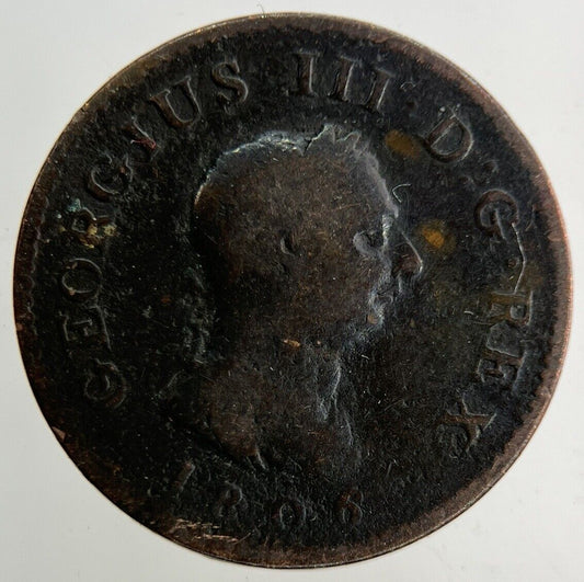 1806 George III 3rd Farthing Coin | Collectable Grade
