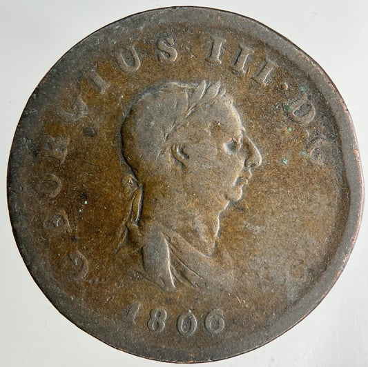 1806 George III 3rd Half-Penny Coin | Collectable Grade