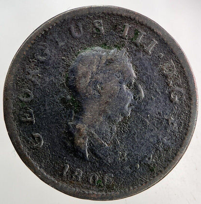 1806 George III 3rd Half-Penny Coin | Collectable Grade