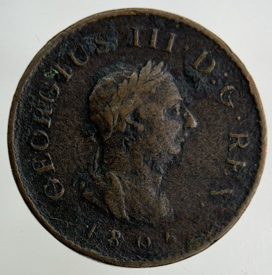 1806 George III 3rd Farthing Coin | Fine Collectable Grade