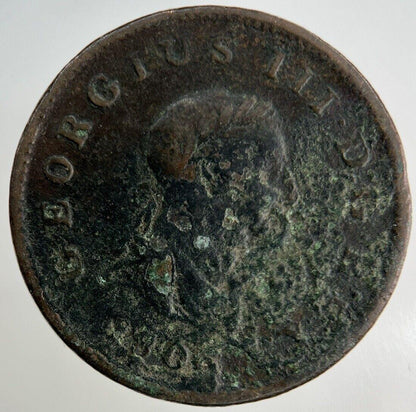 1806 George III 3rd Half-Penny Coin | Collectable Grade