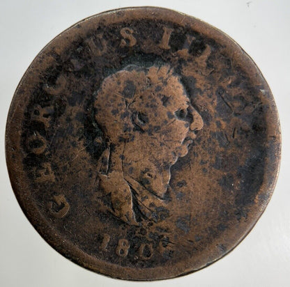 1806 George III 3rd Half-Penny Coin | Collectable Grade