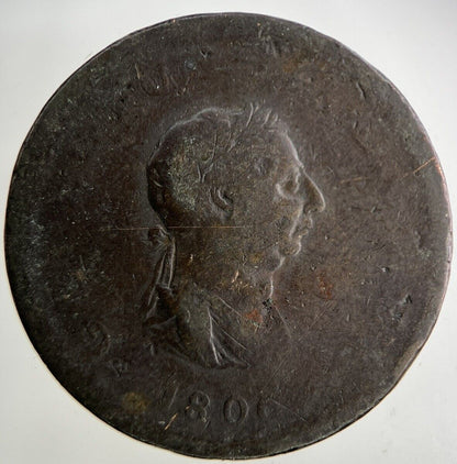 1806 George III 3rd Half-Penny Coin | Collectable Grade