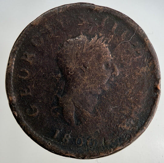 1806 George III 3rd Half-Penny Coin | Collectable Grade