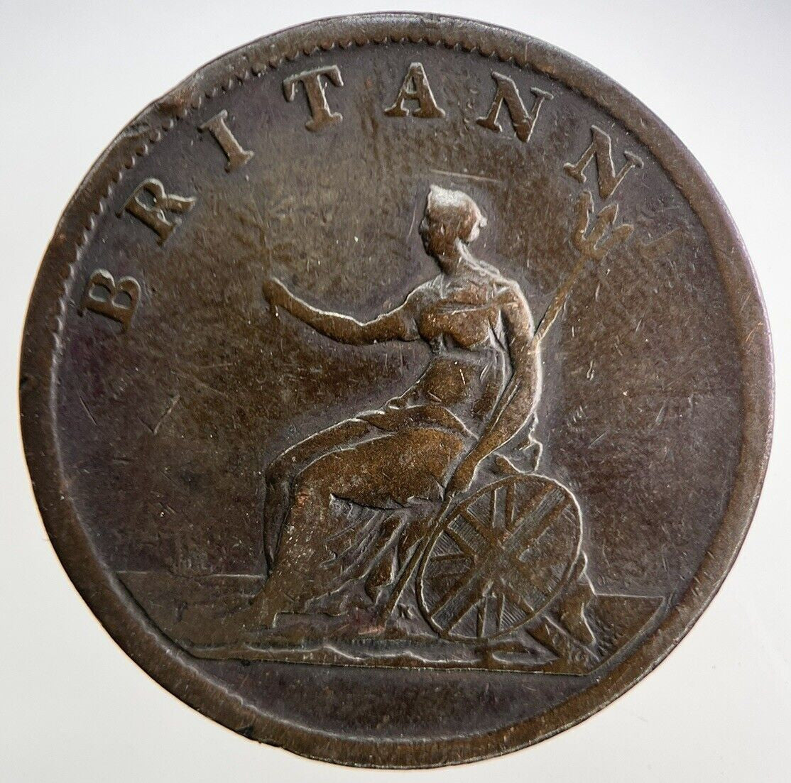 1806 George III 3rd Half-Penny Coin | Fine Collectable Grade