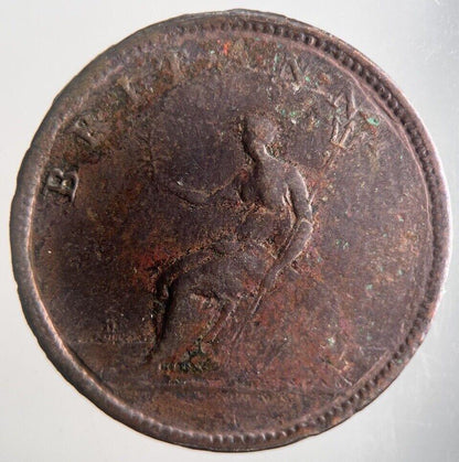1806 George III 3rd Half-Penny Coin | Fair Grade | a4392
