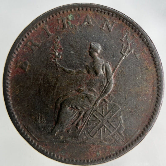 1806 George III 3rd Half-Penny Coin | Fine Collectable Grade