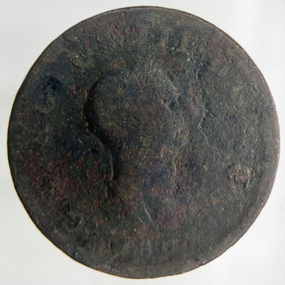 1806 George III 3rd Half-Penny Coin | Fair Grade