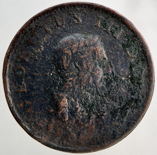 1806 George III 3rd Half-Penny Coin | Fair Grade