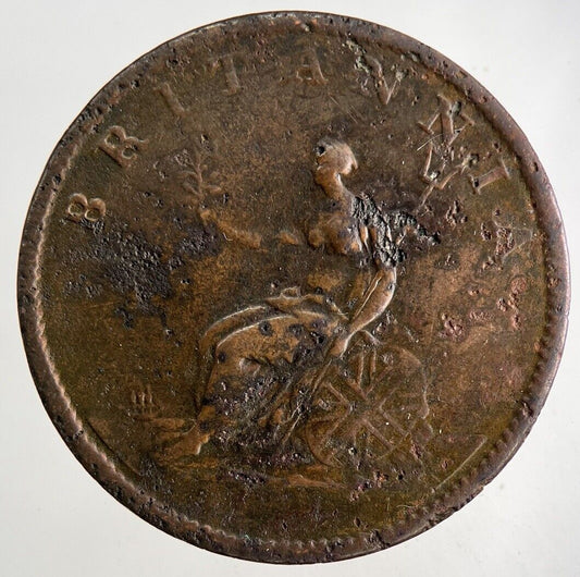 1806 George III 3rd Half-Penny Coin | Fine Collectable Grade
