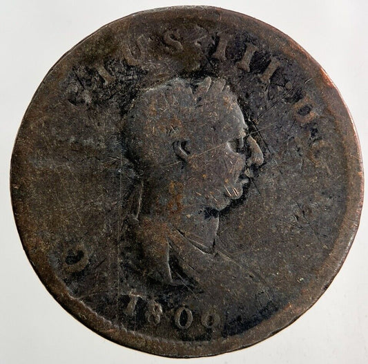 1806 George III 3rd Half-Penny Coin | Fair Grade