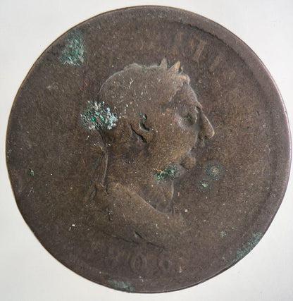 1806 George III 3rd One Penny Coin | Collectable Grade