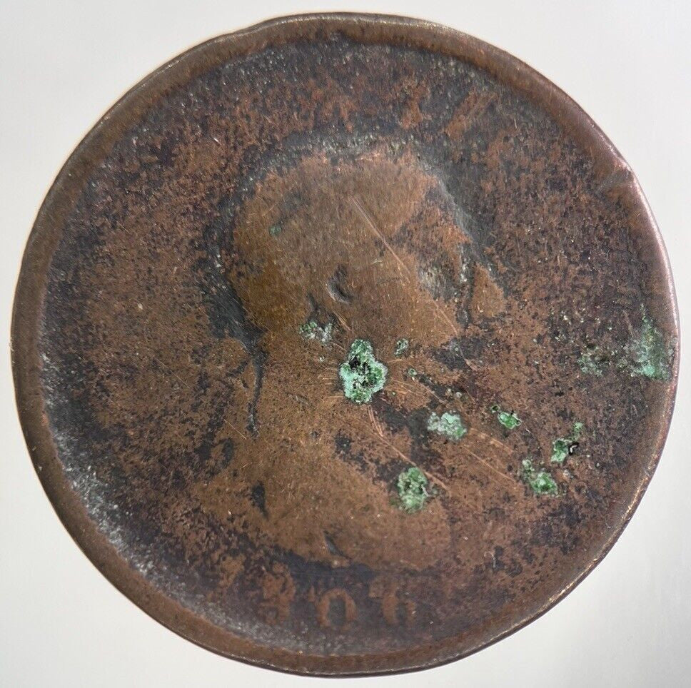 1806 George III 3rd One Penny Coin | Collectable Grade