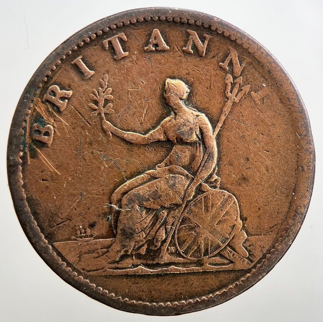 1806 George III 3rd Half-Penny Coin | Fine Collectable Grade | a2710