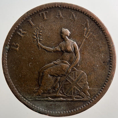 1806 George III 3rd Half-Penny Coin | Fine Collectable Grade | a3839